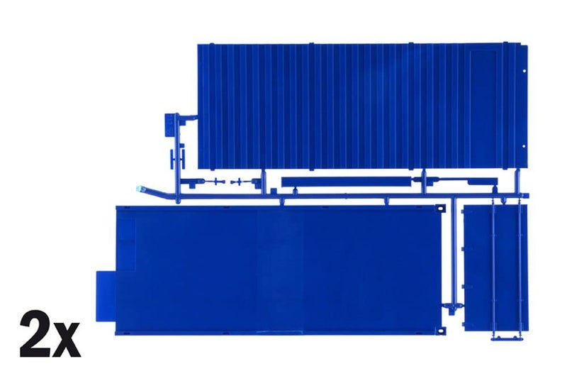 Italeri 3951S 1:24 Container Trailer 40 ft Building Stand Model Making Crafts Hobby Gluing Plastic Construction Kit True to Detail - Image 5
